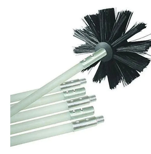 600mm flexible nylon chimney brush for cleaning dryer pipes and range hood ducts