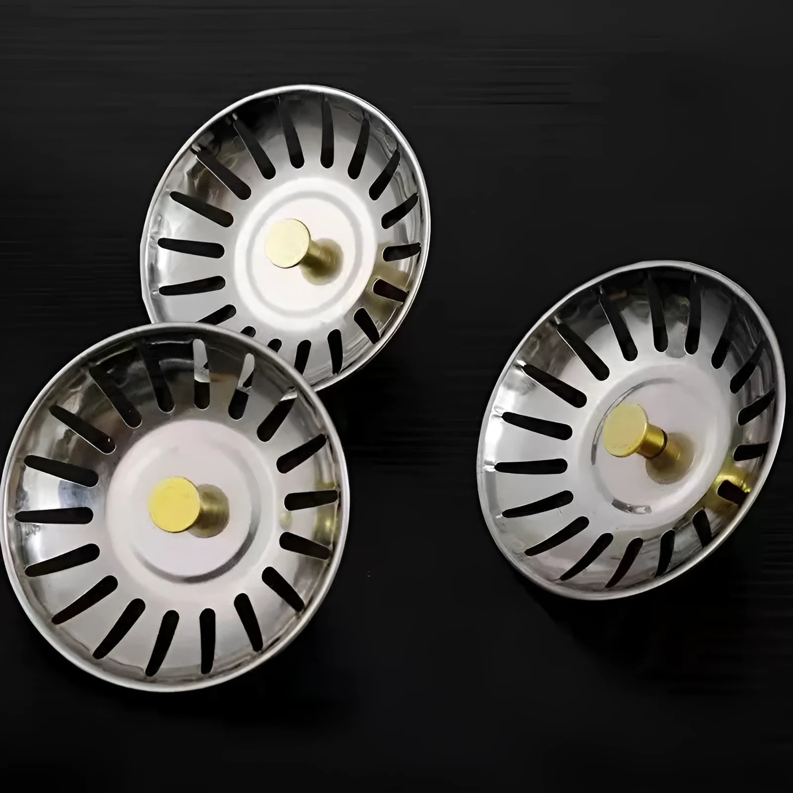 Kitchen sink water accessories turnbuckle in stainless steel iron rubber with alloy filter screen Flower Orchid colour