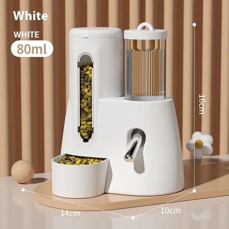 Hamster automatic drinking water feeder in blue colour made from PP/PS plastic