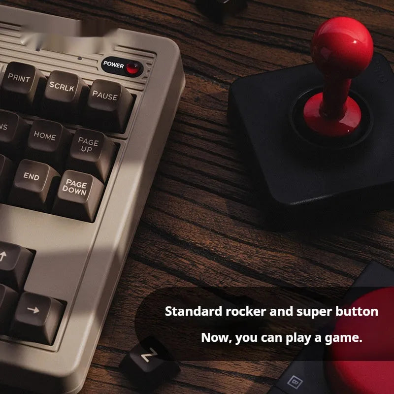 Retro87 C64 wireless mechanical keyboard with Bluetooth connectivity