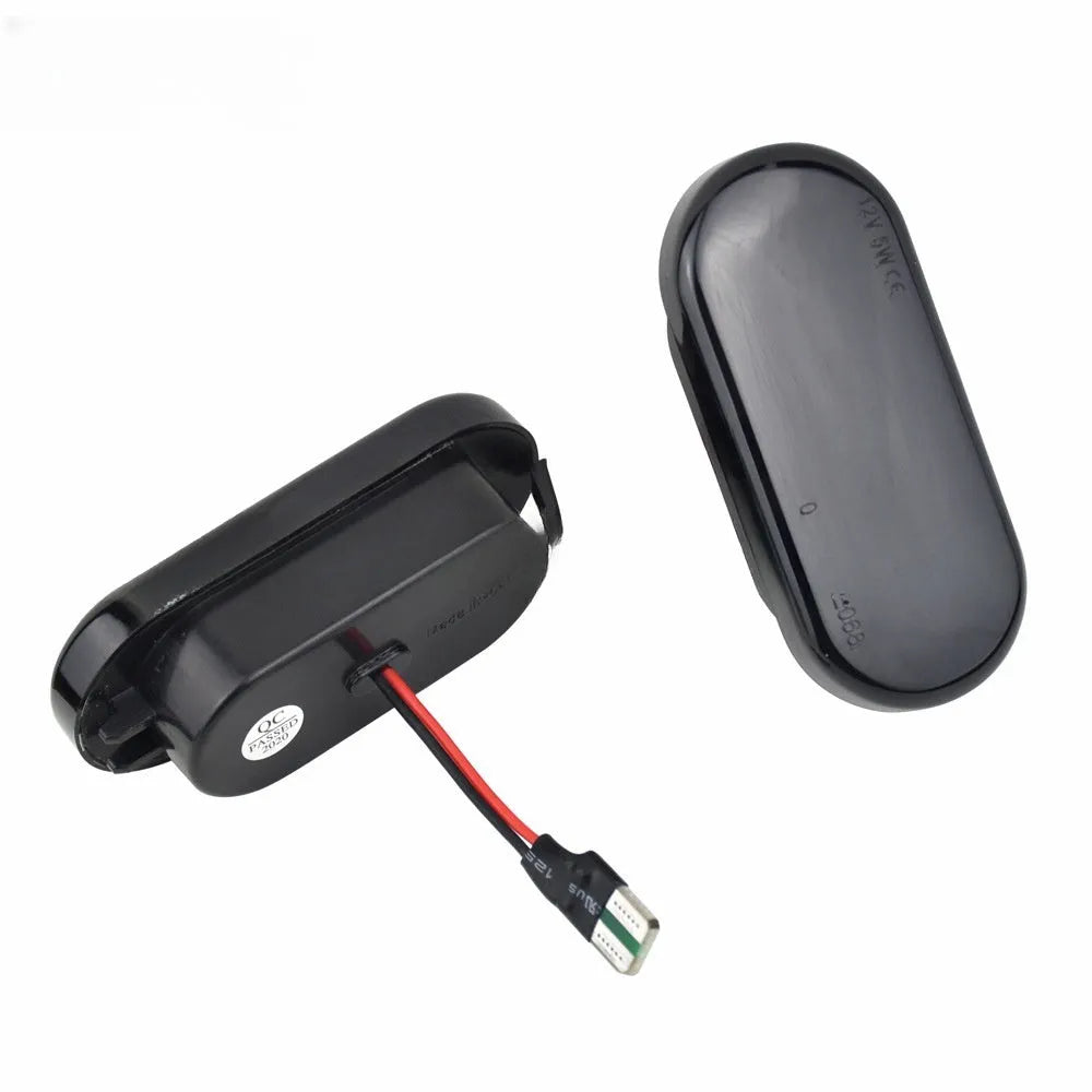 Flowing water side turn signal lamp for Skoda Octavia 1U in blackened shell ABS housing