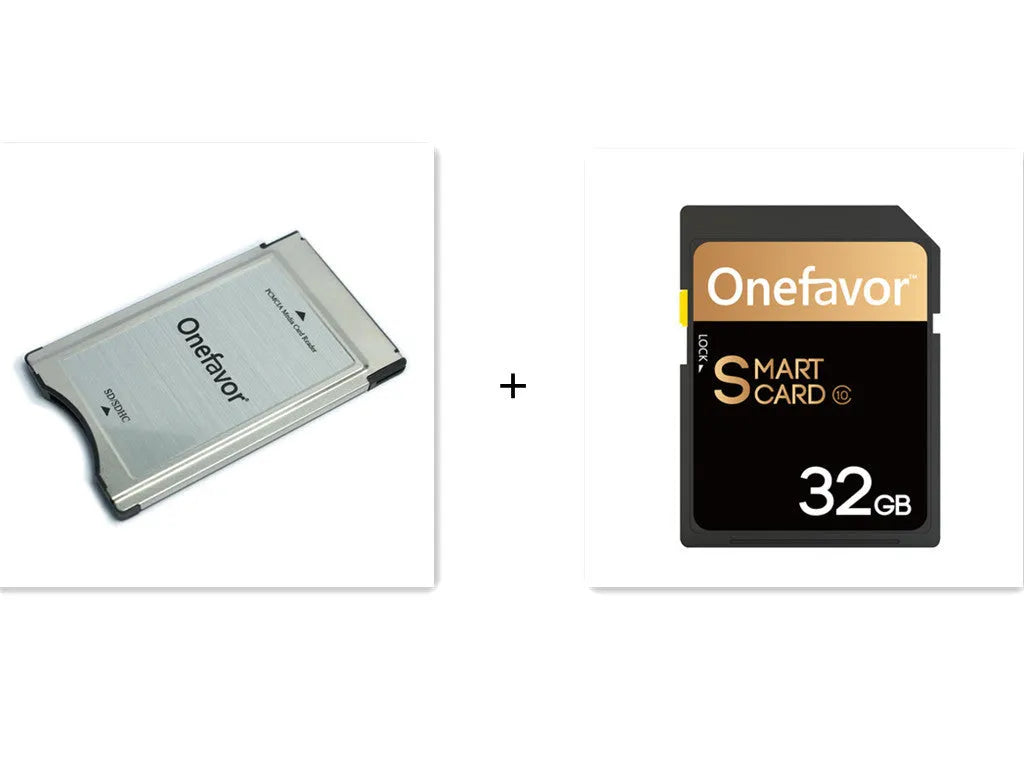 SD to PCMCIA adapter card with 32GB memory for Mercedes-Benz car navigation systems