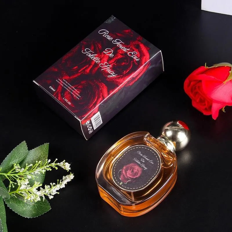Rose Forest perfume for women 50ml bottle with floral scent