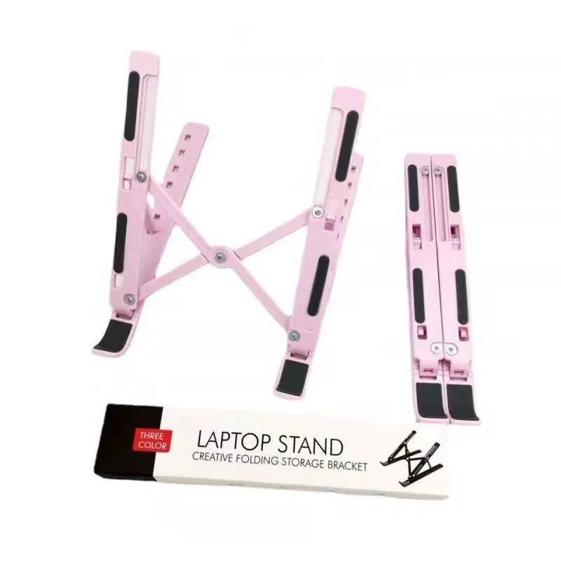 N3 aluminium alloy folding laptop stand in silver colour showing 16-18 inch size with cloth storage bag