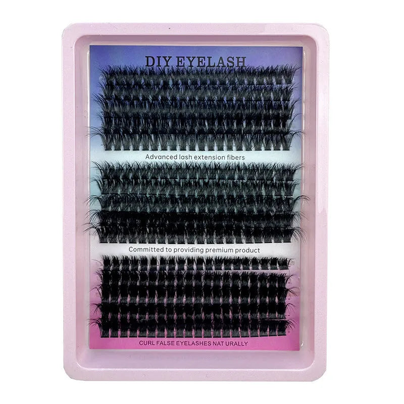 Creative large capacity messy eyelash mixed box measuring 13.7cm with multiple specification options