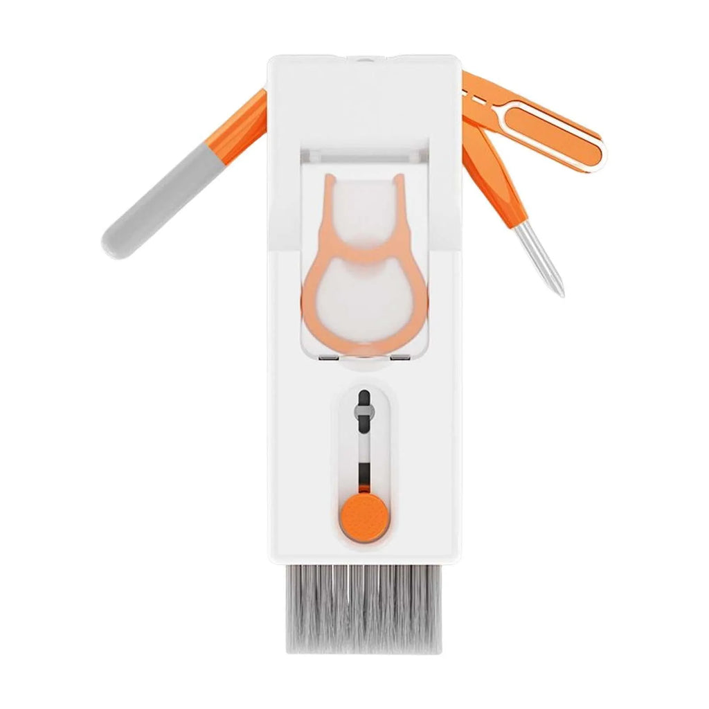 11-in-1 portable Bluetooth headset cleaning pen with ABS body in transparent finish