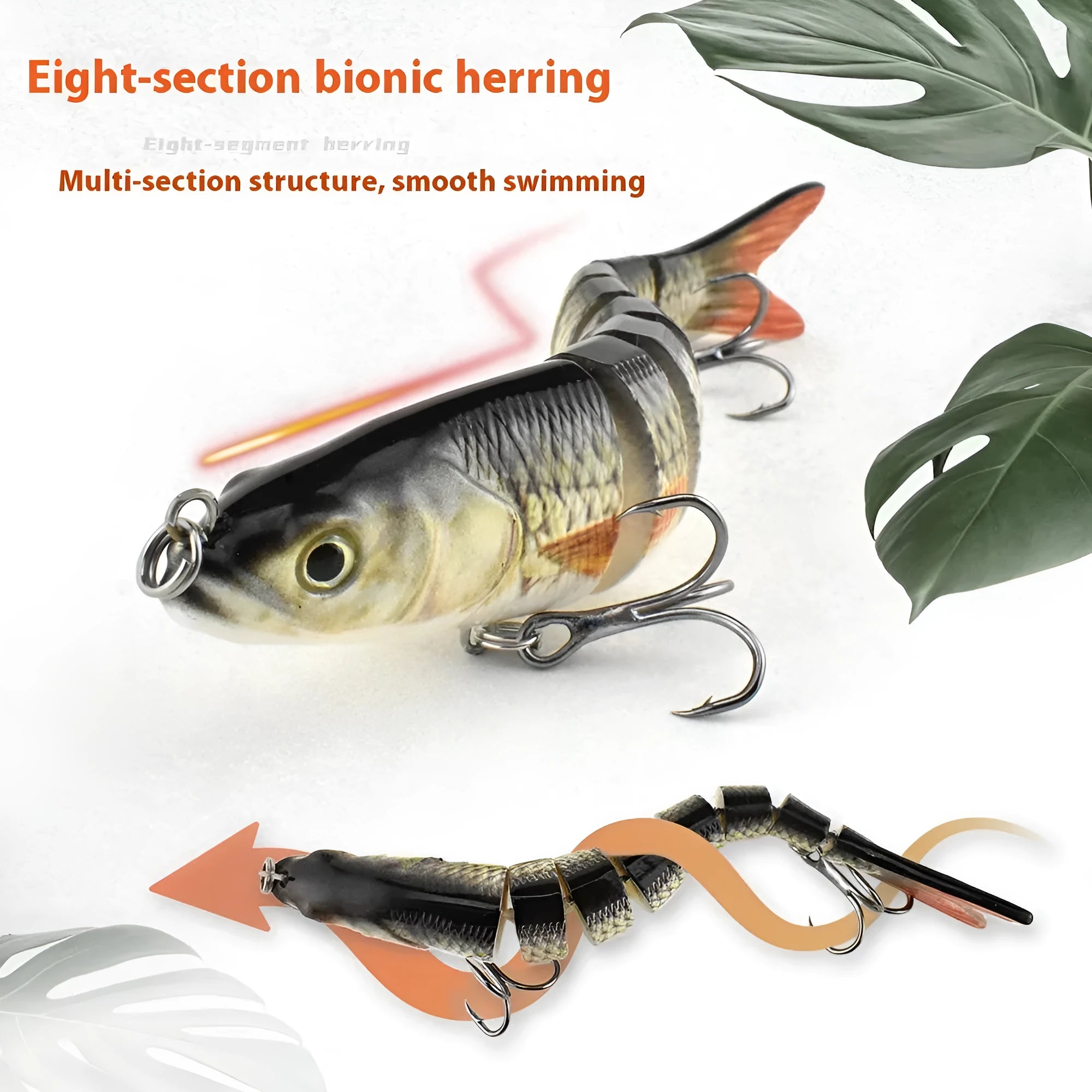 Eight Fish 133mm 203g hard bait bionic plastic fishing lure with colour options