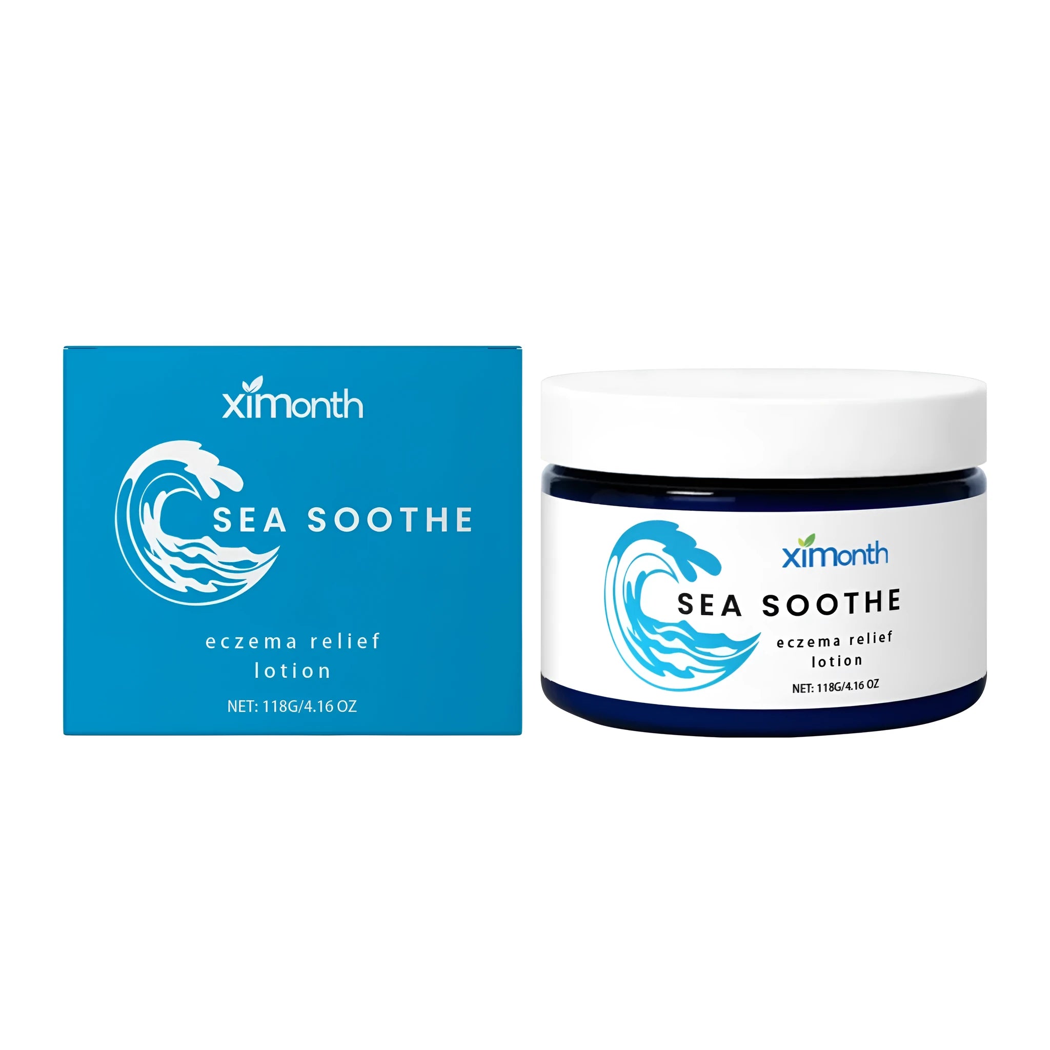 118g jar of Barrier Repair Cream with mint leaves and shea butter for facial hydration.