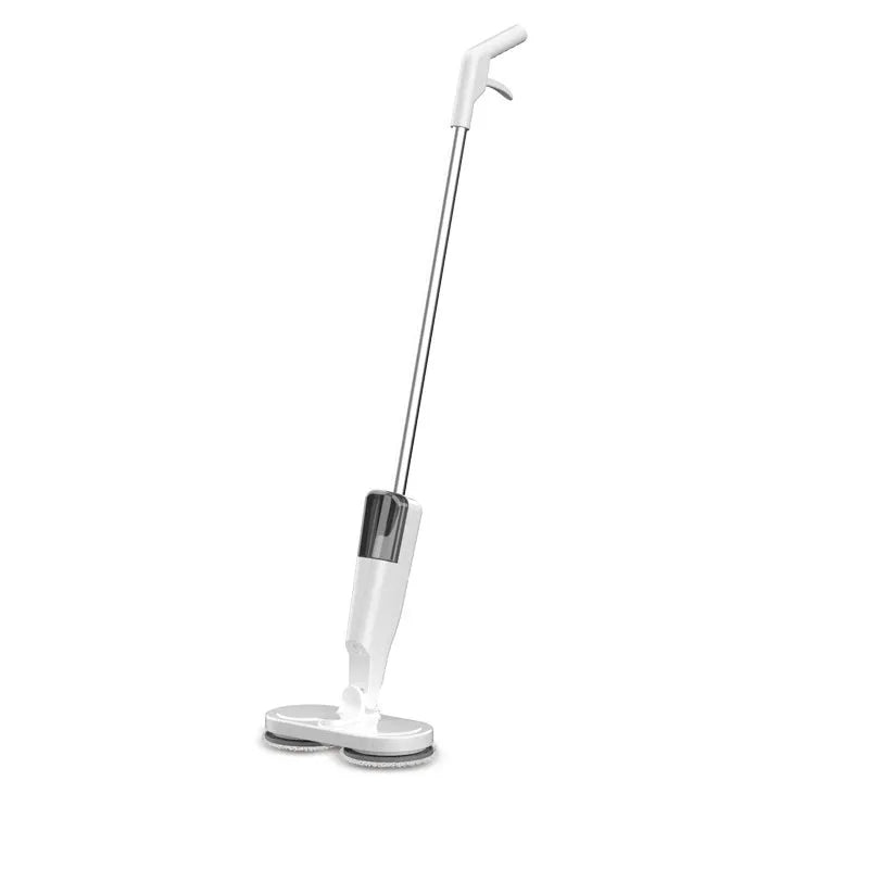 Lazy wireless floor sweeping and mopping machine in S5 green colour with USB charging cable