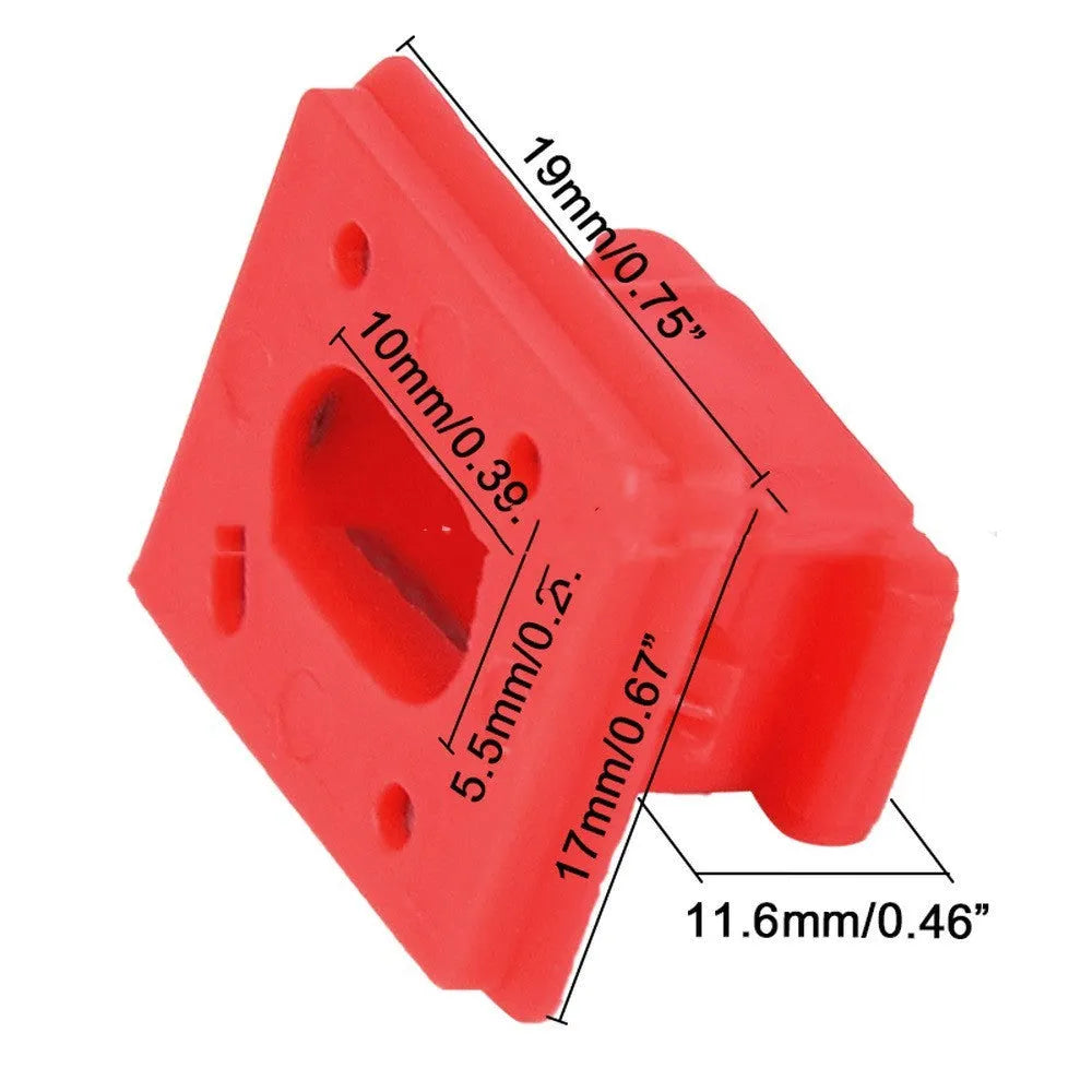 Plastic snap buckle clips for BMW door walnut interior trim panel replacement.