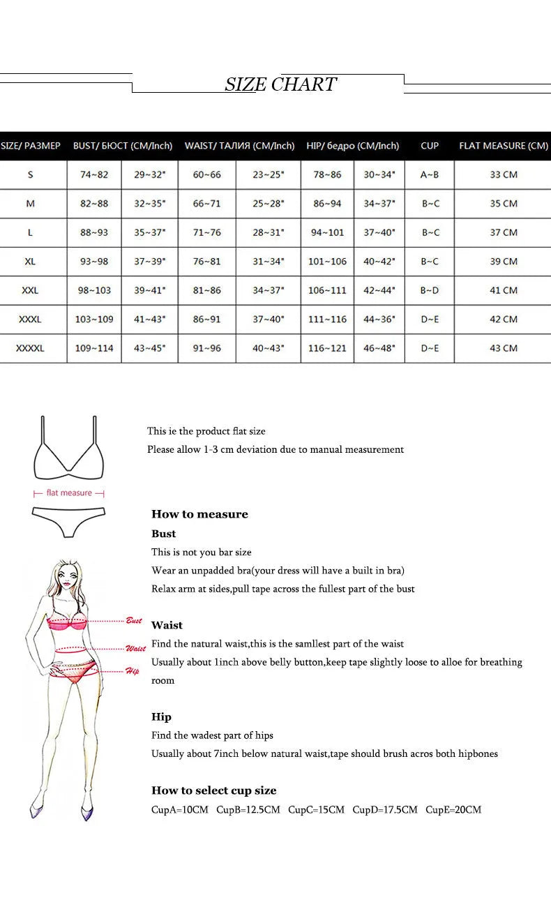 Women's creamy white three-piece bikini set with backless push up top, briefs, and skirt on a mannequin.