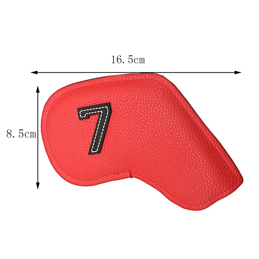 10 digital printed golf club headcovers in various colours and patterns for complete club protection