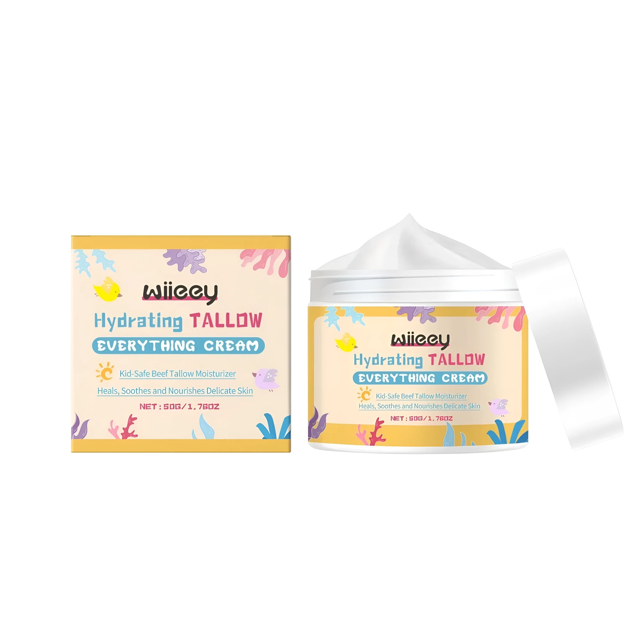 50g jar of hydrating moisturising cream with shea butter and allantoin