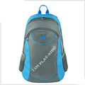 Multi-functional outdoor backpack with folding chair, tubular steel frame, 36-55L capacity, available in green blue black red