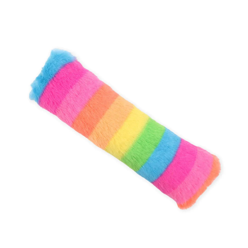 Colourful soft plush cat pillow toys with crinkle sound and catnip filling for interactive play