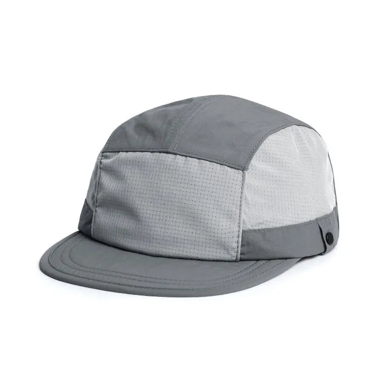 Dome crown soft tongue sun hat in Army Green colour, made from quick-drying polyester fabric.