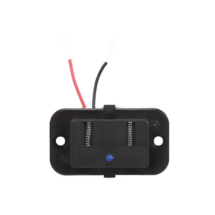 Black modified car charger with TYPE-C interface for 36W fast charging in vehicles