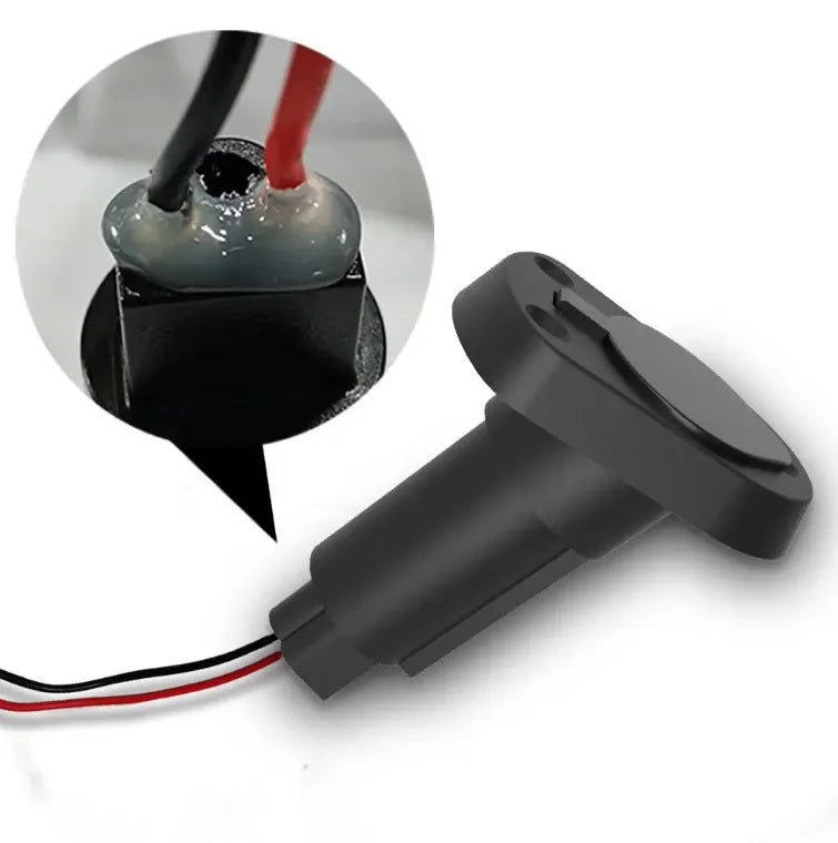 Yacht anchor light ring lamp socket with stainless steel pole and ABS plastic base