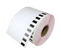 Brother compatible DK 22205 continuous label roll 62mm x 30.48m on a white background