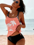 Women's loose fit briefs bikini set in multiple colours including army green and rose red