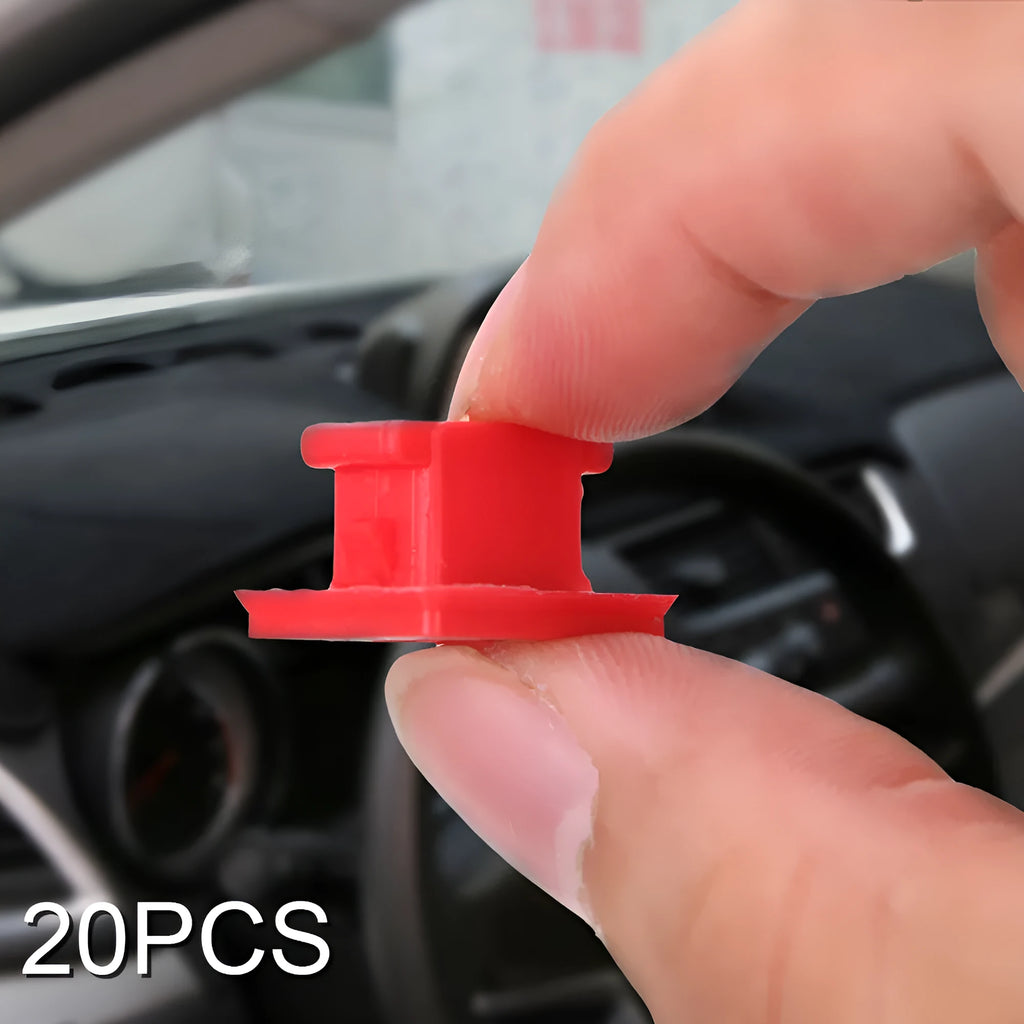 Plastic snap buckle clips for BMW door walnut interior trim panel replacement.