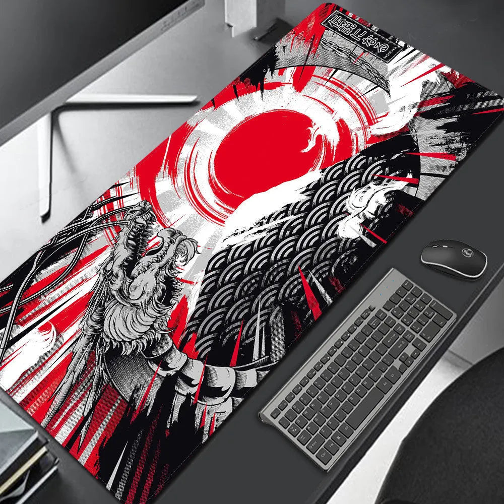 Lightweight rubber mouse pad with printed surface for gaming or desktop use, available in multiple sizes