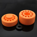 Orange and blue metal-plastic laboratory process cooling box for gradient freezing cell recovery