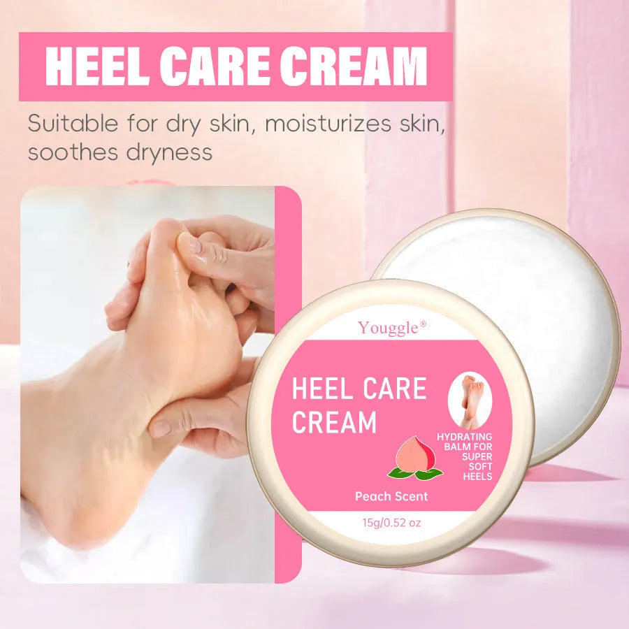 Peach foot cream organic cracked heels intensive moisturising foot repair cream 15g tube