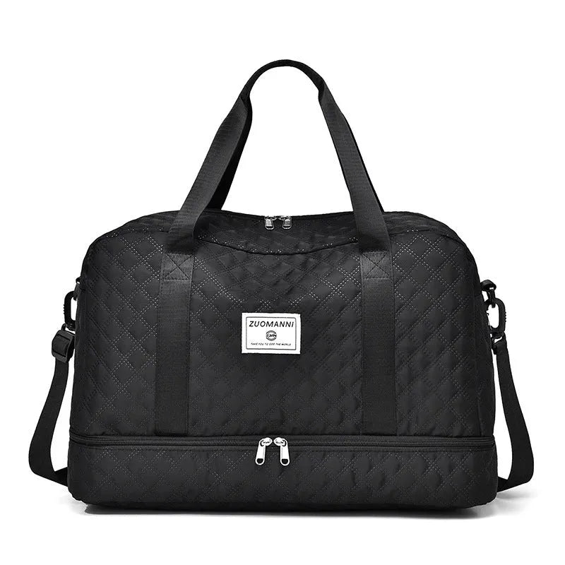 Oxford cloth buggy travel bag with 36-55 litre capacity in solid colour options