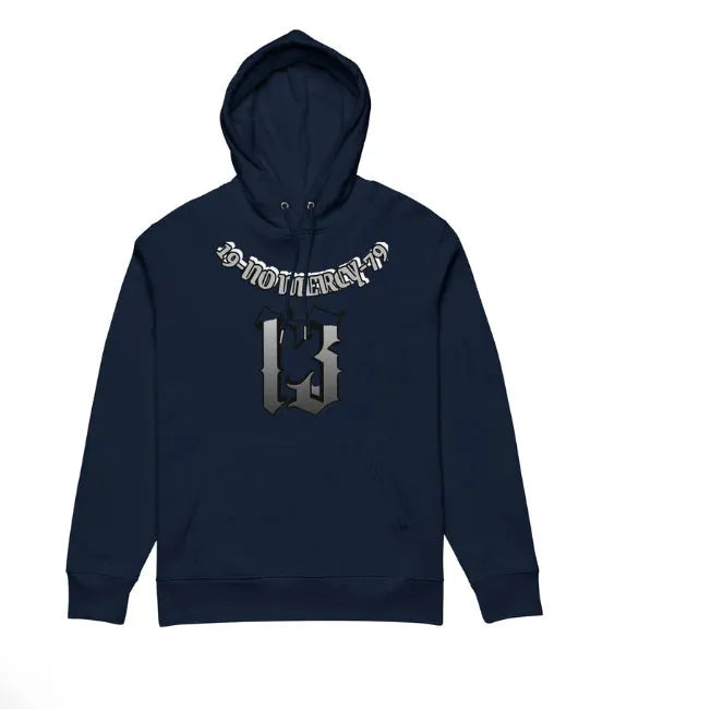 Hooded pullover sweater in polyester with fleece lining, shown in multiple colour options