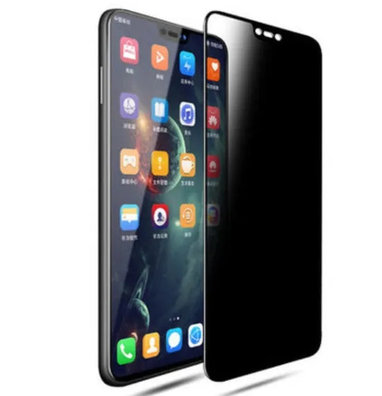 Anti-peep tempered glass screen protector for Huawei and Honor mobile phones with full coverage