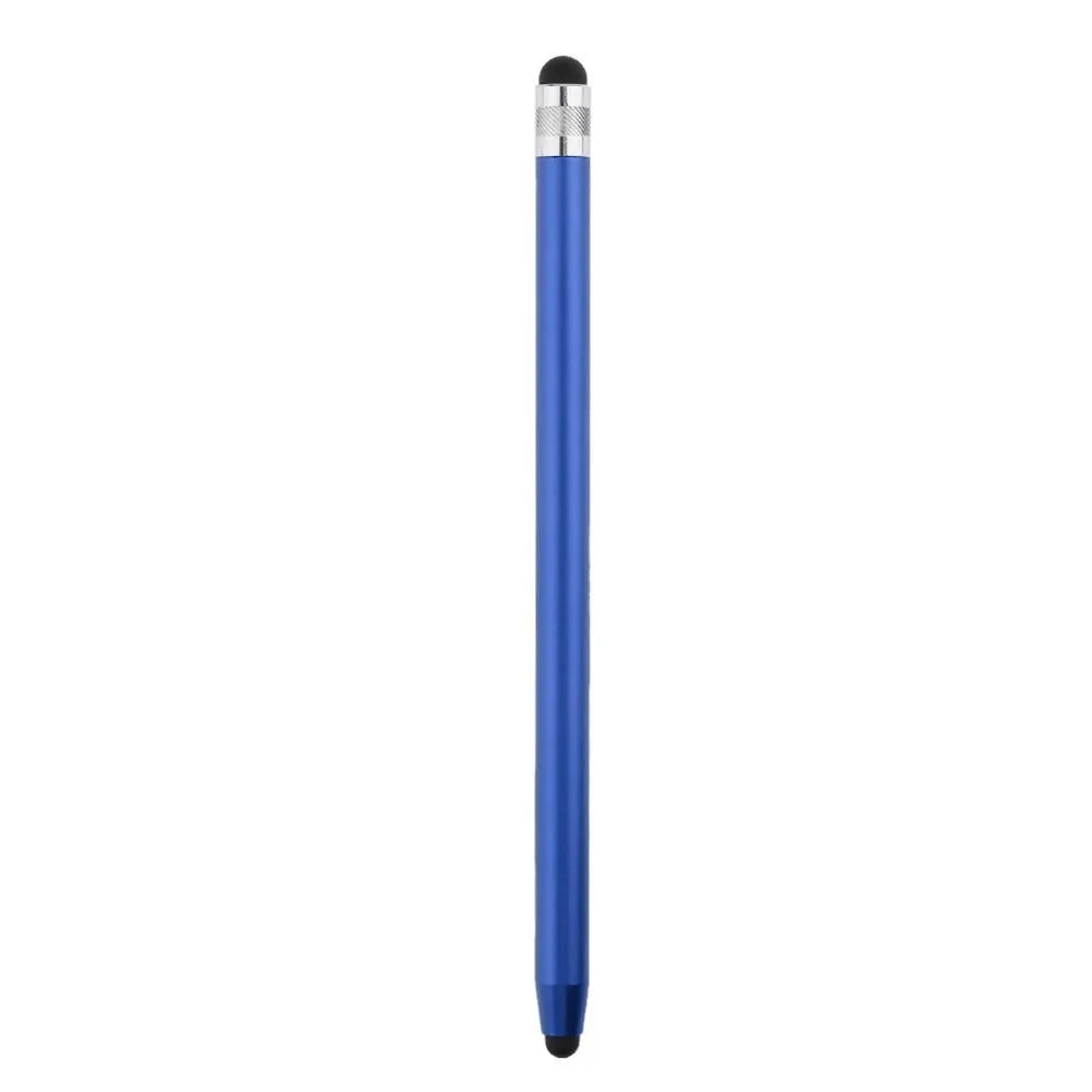 WK128 black metal double-tip capacitive stylus pen for touch screen phones and tablets