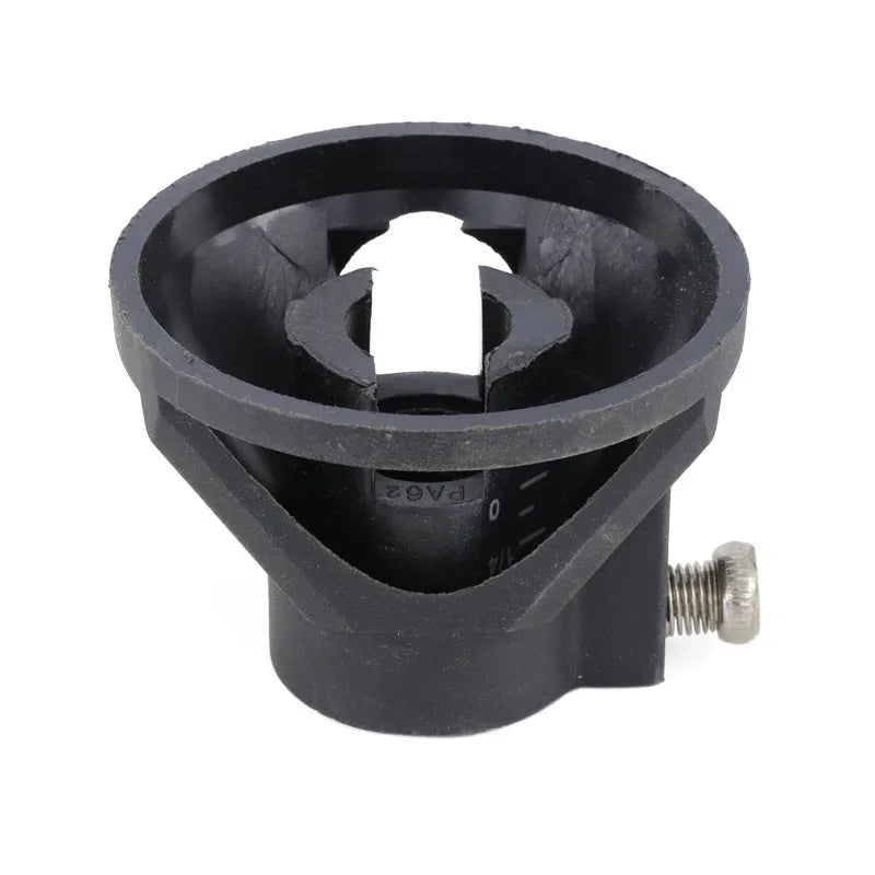 Black positioning cover protective set with three copper chucks and transparent cover for drill