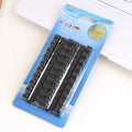 Self-adhesive wire cable organizer clips in black and transparent for desk cable management