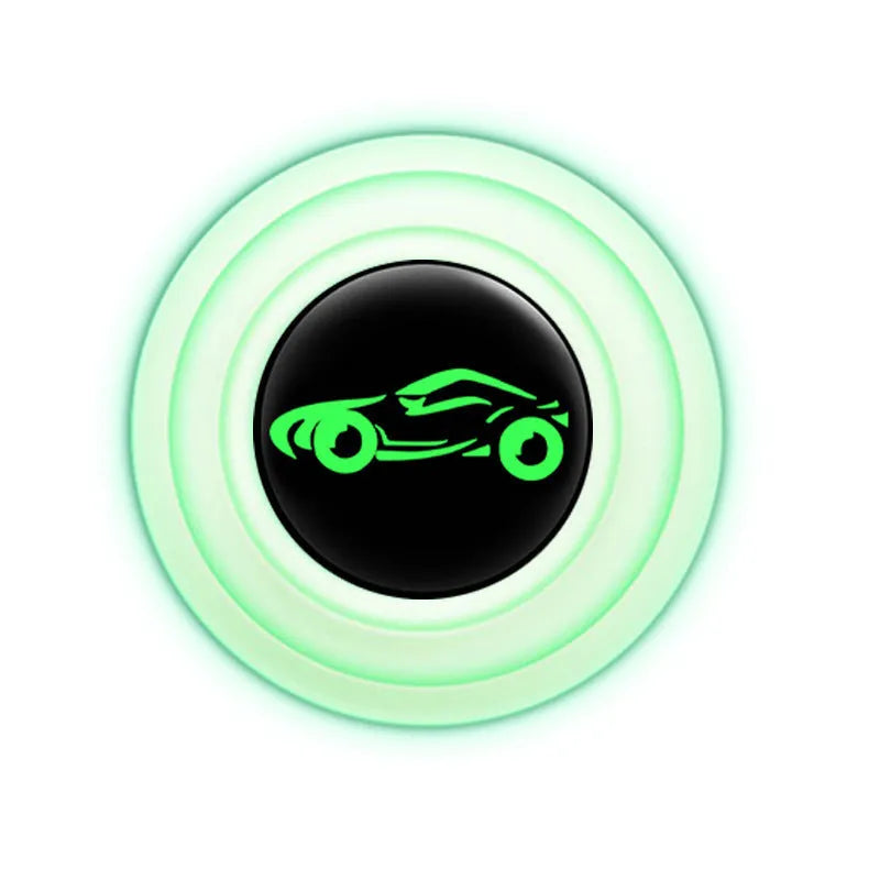 Black and luminous silicone car door shock absorber pads with adhesive backing