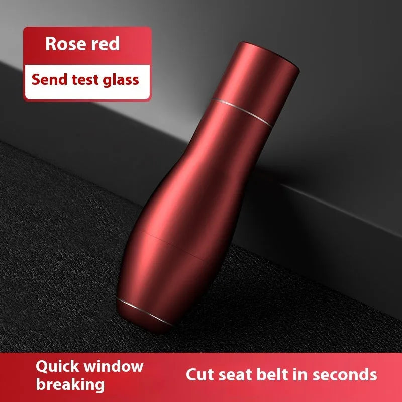 Aluminium alloy vehicle window breaking machine with pointed tip for emergency glass break
