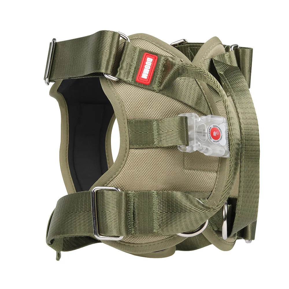 LED luminous chest strap explosion proof Oxford cloth black colour front view