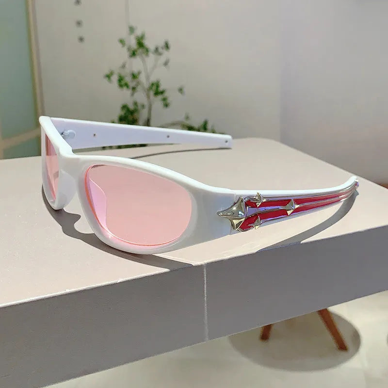 Polycarbonate sports sunglasses in multiple colour options with Category 3 lenses for outdoor protection