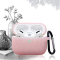 Glitter silicone flip protective cover for AirPods Pro in burgundy colour