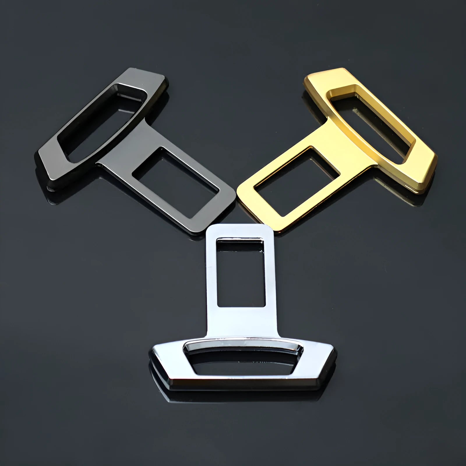 Metal car interior silencer insert panel trim for Mercedes-Benz Audi BMW VW vehicles in matte black gold silver