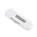 Smart Three-In-One Card Reader with micro USB and USB 2.0 connectors for Android devices, Black, ABS casing