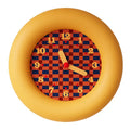 Simple modern Nordic wall clock 25cm diameter with pendulum fat circle face YH6-4 colour
