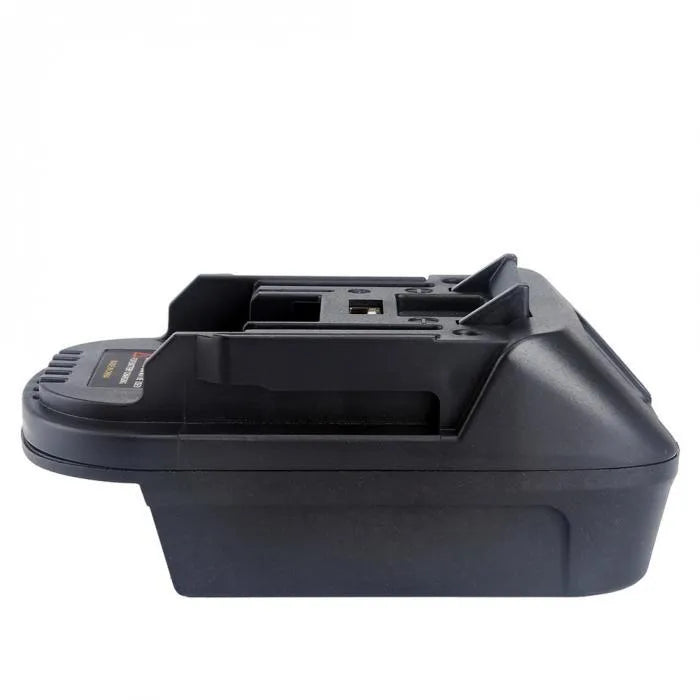 Black Milwaukee to Makita battery adapter for DM18M and H99F models