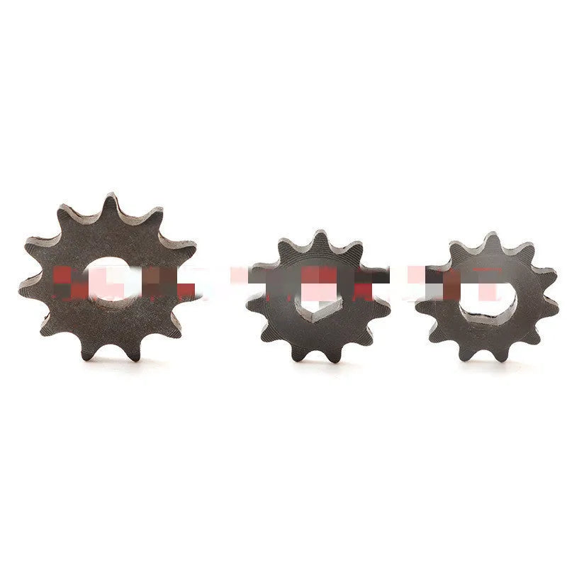 Motorcycle cast iron 11-tooth gear for 25hT8F chain reduction motor system