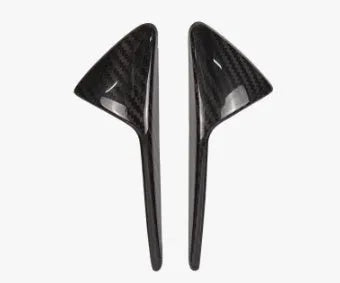 Pair of Tesla side camera protection shells in black, matte, red, silver, and white colours