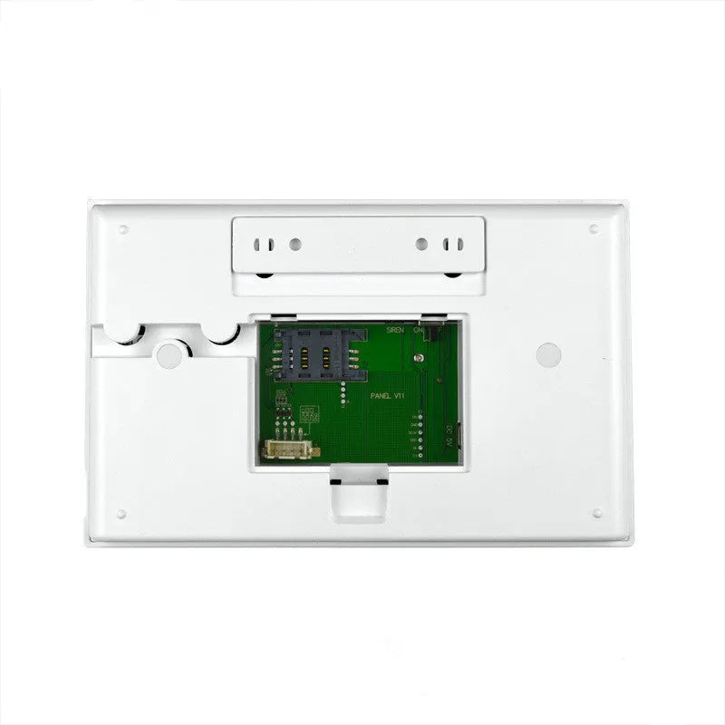 WiFi GSM touch button household burglar alarm system with display and control interface