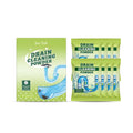 240g bottle of drain cleaning powder containing eight individual 30g sachets