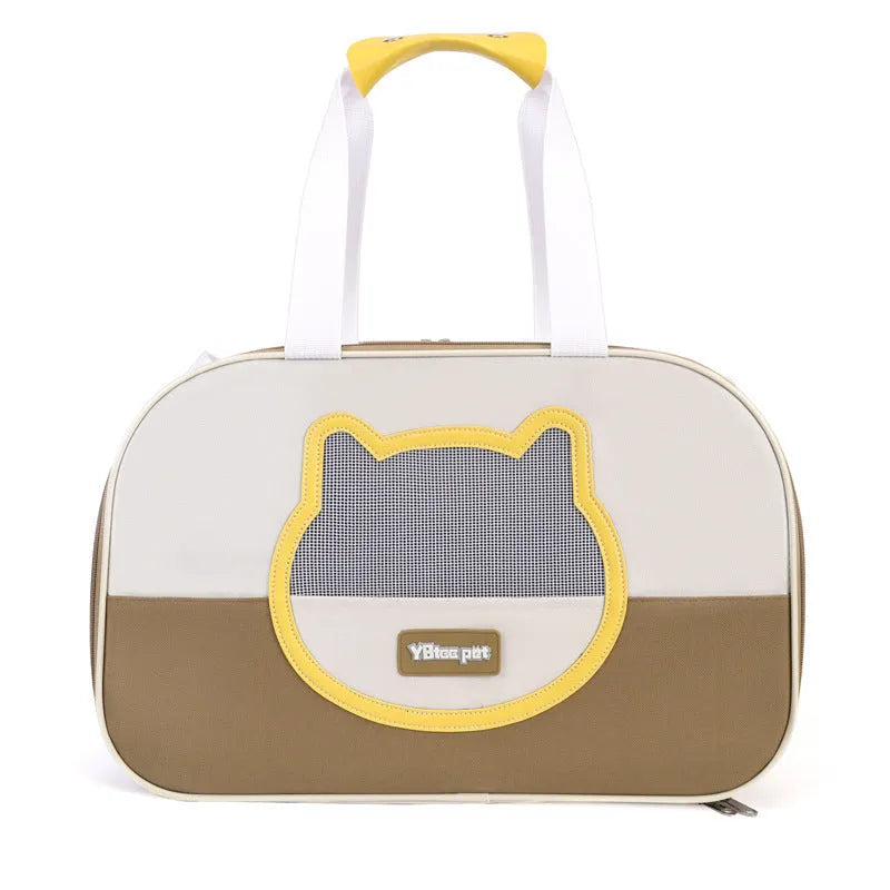 Outdoor portable foldable cat school bag in Oxford cloth with multiple colour options
