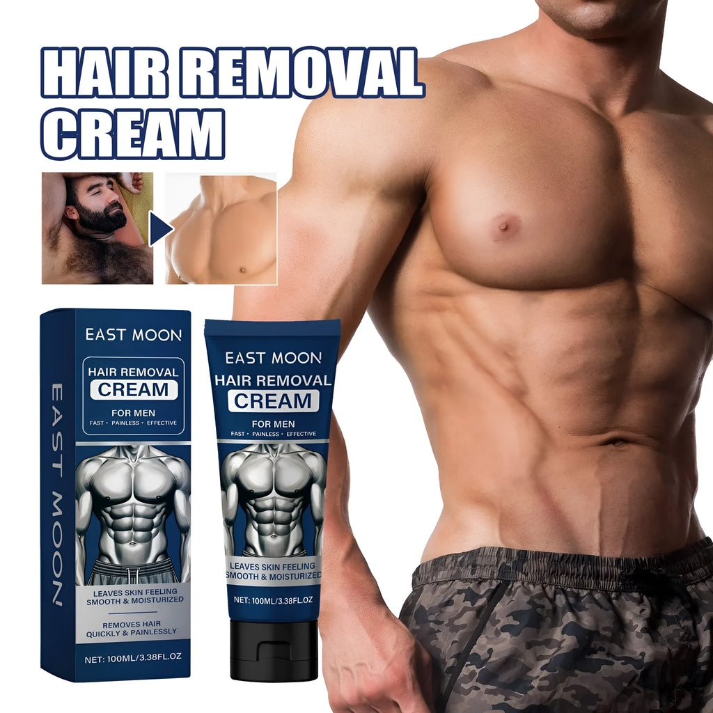 100ml men's hair removal cream for facial lip beard armpit hand leg hair depilation