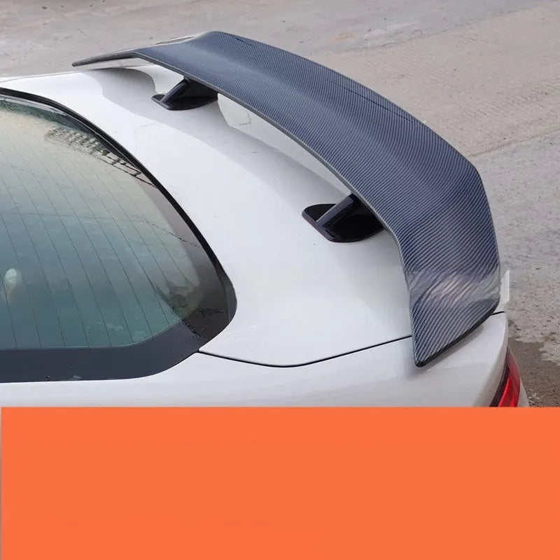Universal punch-free ABS plastic car spoiler for rear exterior modification